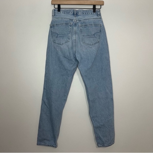American Eagle Outfitters Blue Straight Leg Jeans - Picture 5 of 8